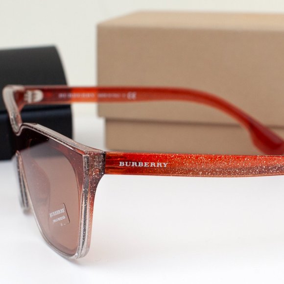 Burberry Brown Square Sunglasses 55mm Authentic | Made in Italy - Picture 4 of 7